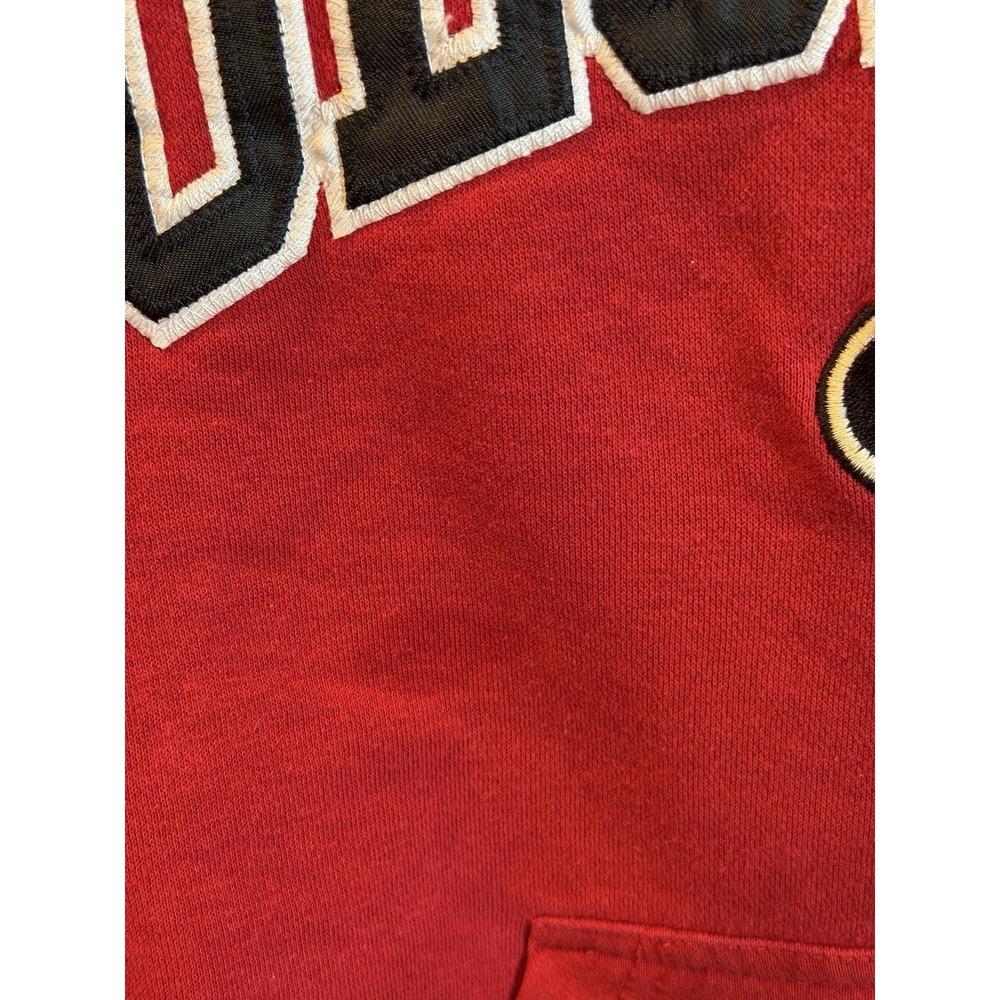 Georgia Bulldogs Hoodie Sweatshirt Mens L Red NCAA Football College Gear - Picture 3 of 8